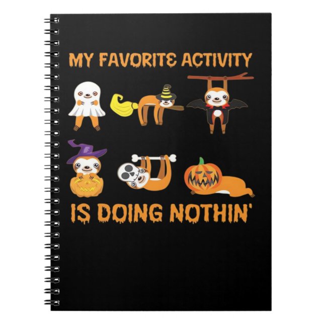 Carnet Mon Activité Préférée Est De Ne Faire Rien De Rétr (Devant)