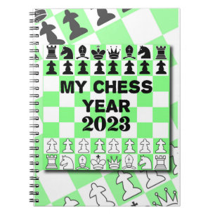 Carnet Mon année d'échecs 2026,