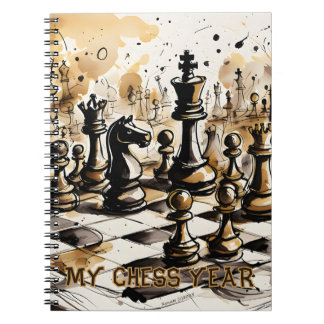 Carnet Mon année d'échecs 2027