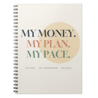 Carnet Mon Argent Mon Plan Mon Rythme Mentalité Financièr