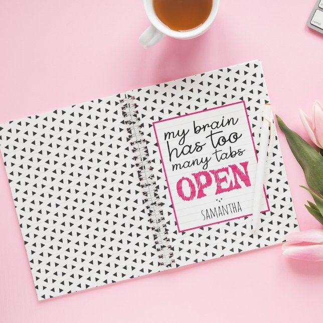 Carnet Mon Cerveau A Trop D'Onglets Ouverts (Créateur téléchargé)