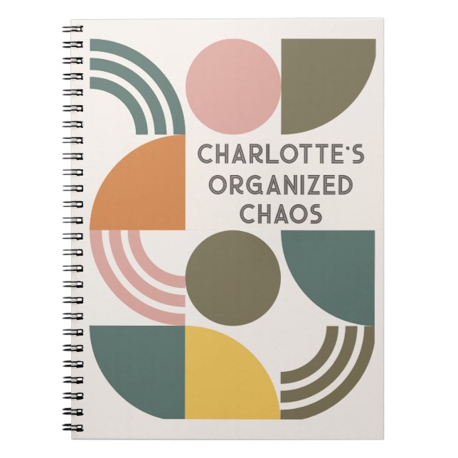 Carnet Mon Chaos Organisé Personnalisé (Devant)