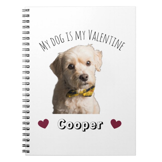 Carnet Mon chien est ma Saint-Valentin – Animal de compag (Devant)