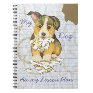 Carnet Mon corgi de Gallois de Pembroke a mangé mon plan