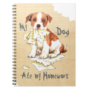 Carnet Mon Fils Russell Terrier A Mangé Mes Devoirs