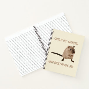 Carnet Mon Gerbil me comprend drôle Gardien maman