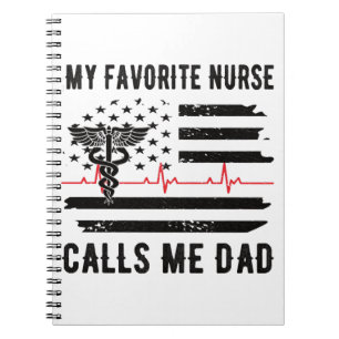 Carnet Mon Infirmière Favorite M'Appelle Papa Infirmière