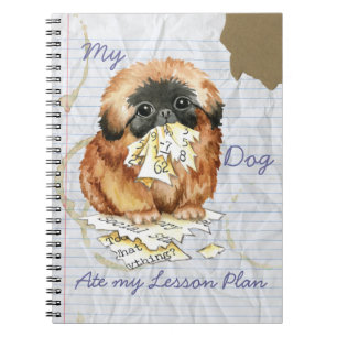 Carnet Mon Pekingese Ate my Lesson Plan