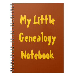 Carnet Mon petit ordinateur portable généalogique