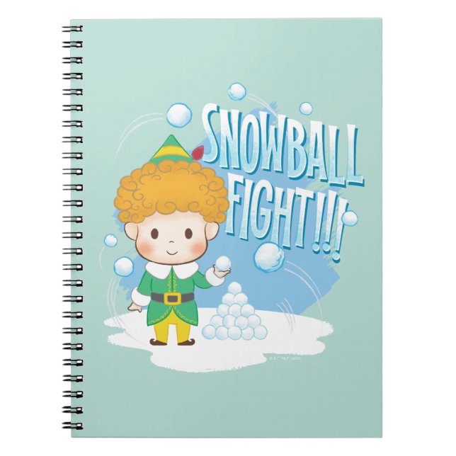 Carnet Mon pote, l'Elf Snowball combat ! (Devant)
