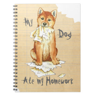Carnet Mon Shiba Inu A Mangé Mes Devoirs