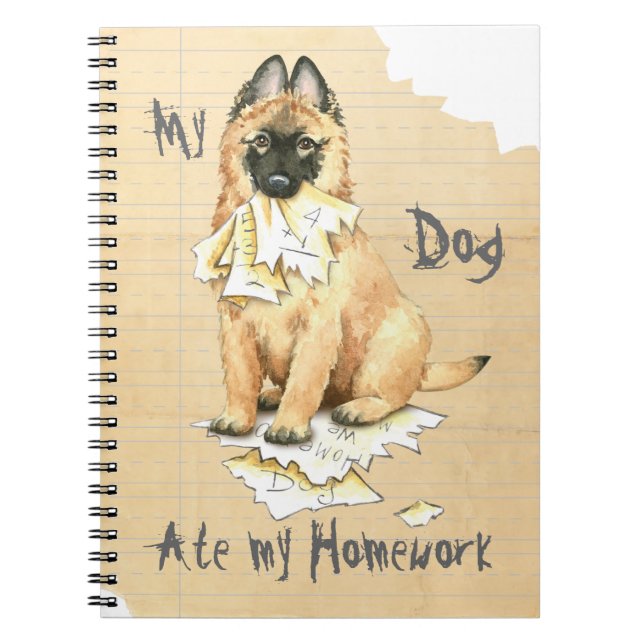 Carnet Mon Tervuren A Mangé Ma Maison (Devant)