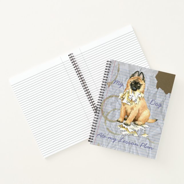 Carnet Mon Tervuren a mangé mon plan de leçon (Intérieur)