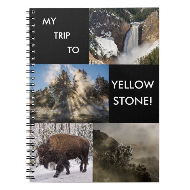 Carnet Mon voyage au parc national Yellowstone (Devant)