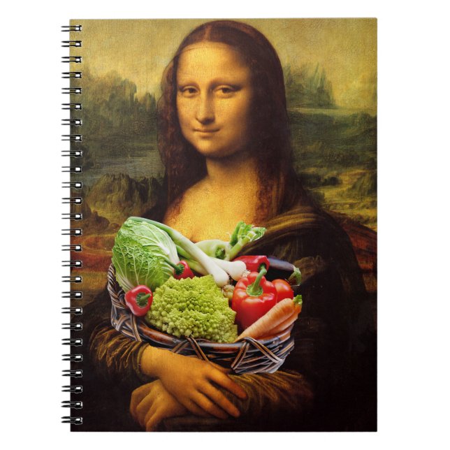 Carnet Mona Lisa aime les légumes (Devant)
