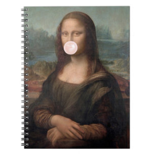 Carnet Mona Lisa Blown Pink Buble gomme