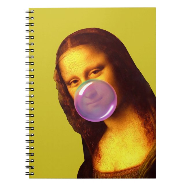 Carnet Mona Lisa Chauffage gomme Bulle (Devant)