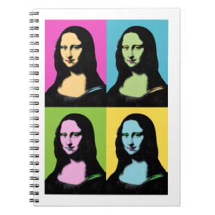 Carnet Mona Lisa - Style Pop Art