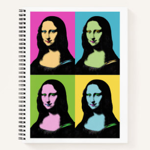 Carnet Mona Lisa - Style Pop Art