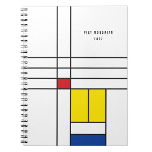 Carnet Mondrian II Design d'Art Moderne Minimaliste De St