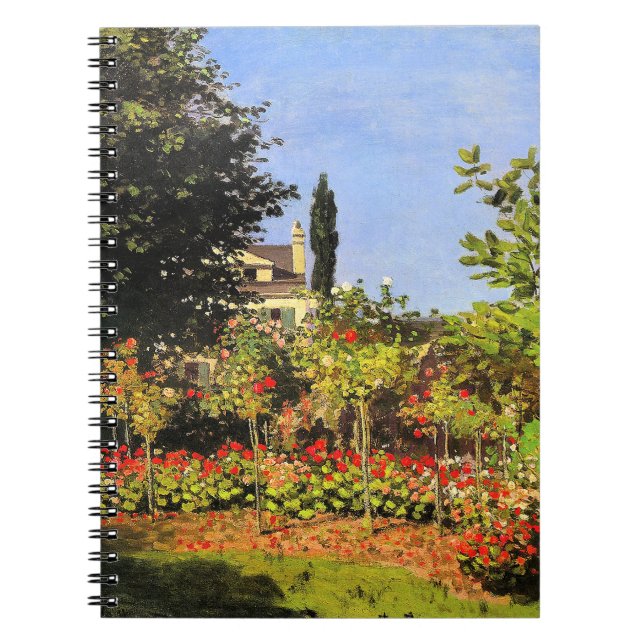 Carnet Monet - Jardin en fleurs (Devant)