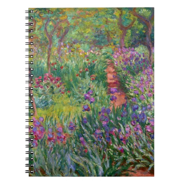 Carnet Monet "Le jardin d'Iris à Giverny" (Devant)