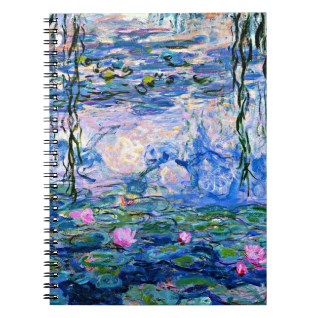 Carnet Monet - Nymphéas, 1919, rose, (Devant)