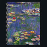 Carnet Monet Water Lilies Chef-d'oeuvre Peinture<br><div class="desc">Monet Water Lilies - Ce tableau Monet classique a été peint par Claude Monet en 1916. Il fait partie de sa célèbre collection de nénuphars où il peint dans son jardin à Giverney,  France. Un tableau de chef-d'oeuvre.</div>