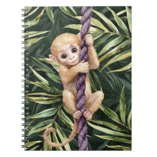 Carnet Monkey Purple Rope