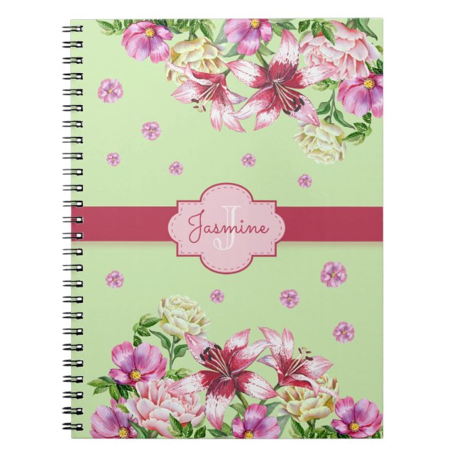Carnet Monnaie florale Lily & Peony (Devant)