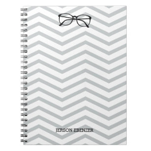 Carnet Monocle ringard lisant Chevron masculin