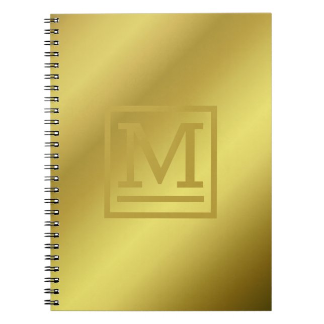carnet monogénique 24K Gold Block (Devant)