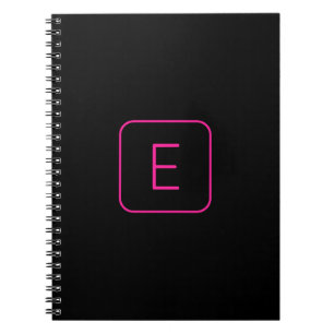Carnet Monogram de Styled Pink & Black
