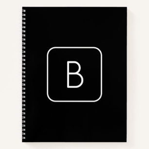 Carnet Monogram de Styled White & Black