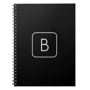 Carnet Monogram de Styled White & Black