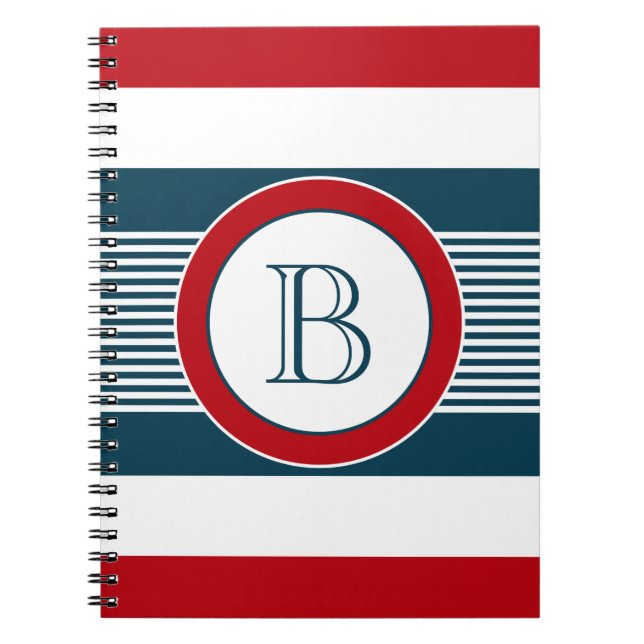 Carnet Monogram design (Devant)