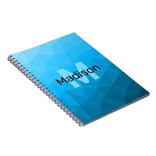 Carnet Monogramme à motif géométrique en maille dégradé c (Côté Droit)