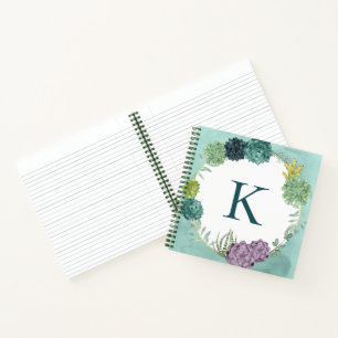 Carnet Monogramme   Bonheur des Plantes   Happines achèt