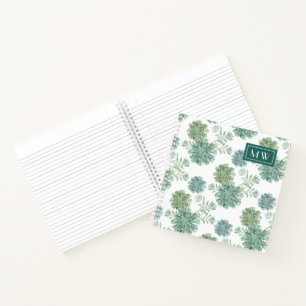 Carnet Monogramme Bonheur des Plantes Motif réussi