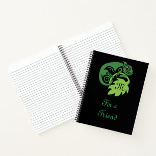Carnet Monogramme de Chameleon Whimsical