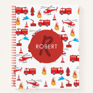 Carnet Monogramme de la brigade des moteurs de camions de