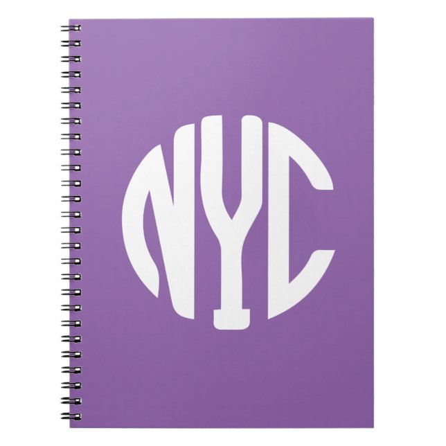 Carnet monogramme de New York (Devant)