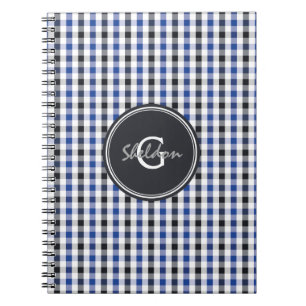 Carnet monogramme de très bon goût chic de motif de