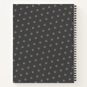 Carnet Monogramme équestre Lucky Horseshoe Motif