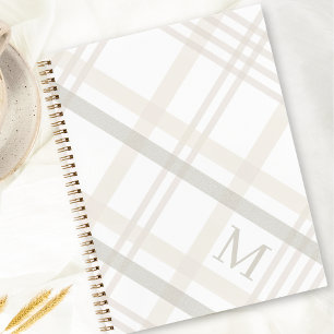 Carnet Monogramme minimaliste moderne Premier plaqué élég