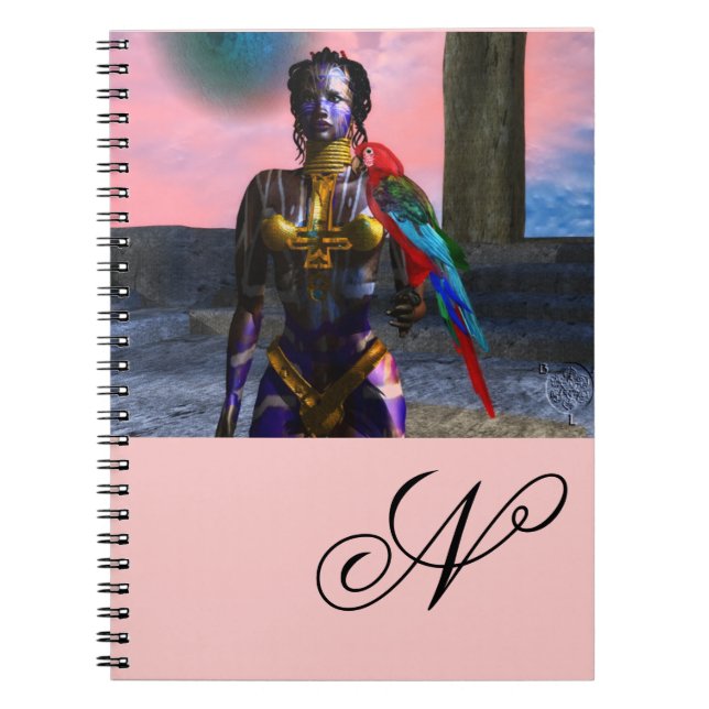 CARNET MONOGRAMME NORA CYBER WARRIOR (Devant)