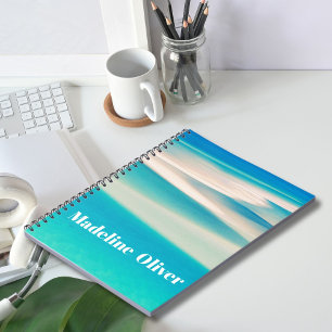 Carnet Monogramme Ocean Blue Sea Beach