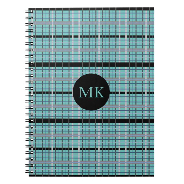 Carnet Monogramme Plaid Plaid (Devant)