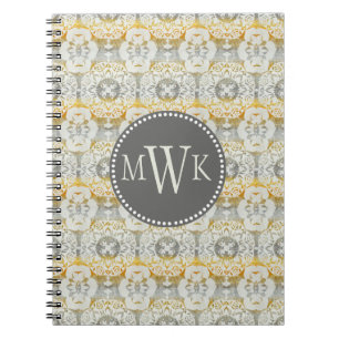 Carnet Monogramme Tapestry Rosette II