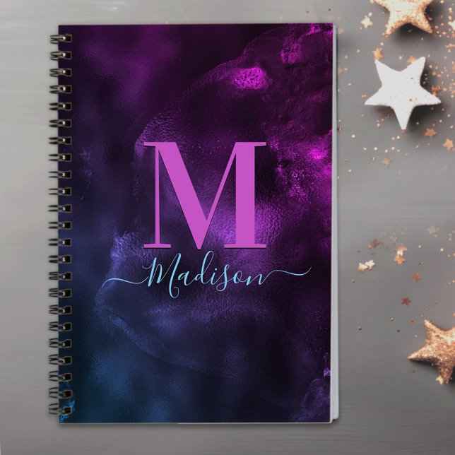 Carnet Monographie d'art en marbre violet mou (Créateur téléchargé)